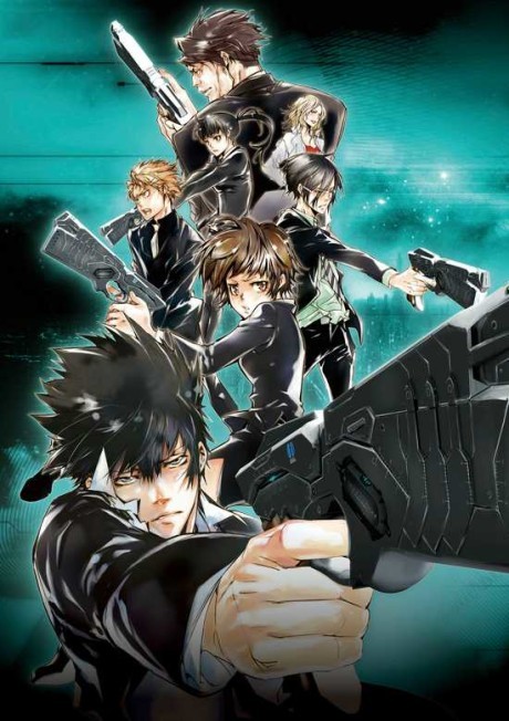 Arte de capa de PSYCHO-PASS, do catálogo AniList.