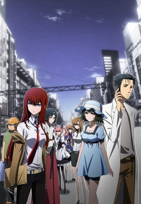 Arte de capa de Steins;Gate, do catálogo AniList.